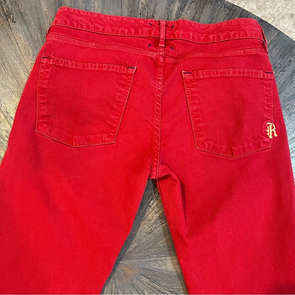 Rich & Skinny Red Skinny Jeans Women’s Size 30 - Picture 4 of 11